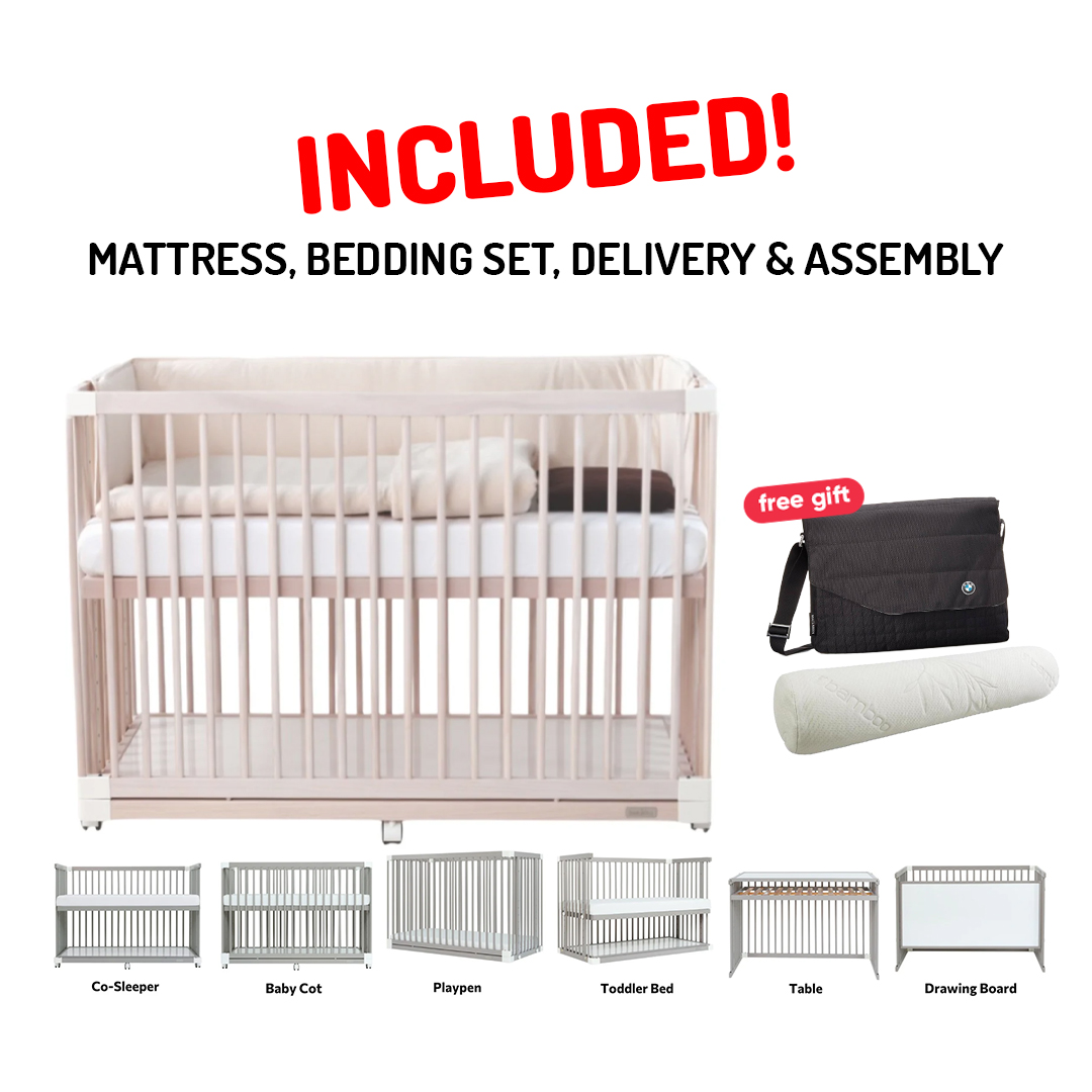 Beblum Starling Cot Bundle *New Color Arrival